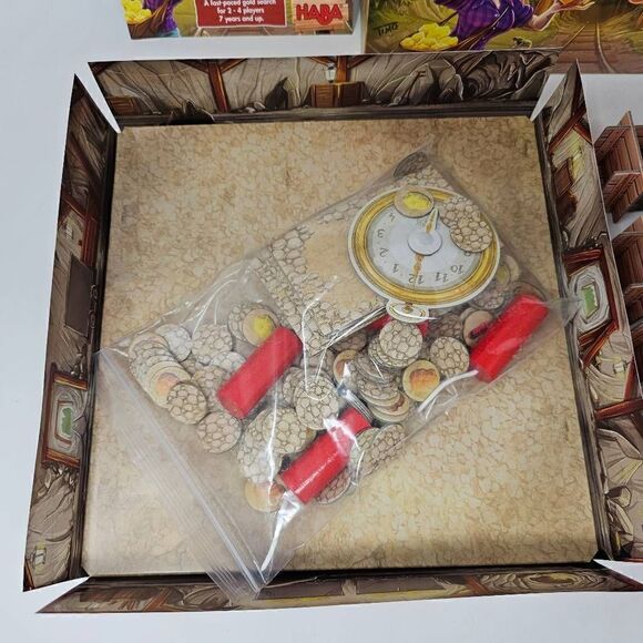 BOOM BANG GOLD BOARD GAME HABA FAMILY ENGLISH 2-4 PLAYERS COMPLETE - Picture 2 of 6